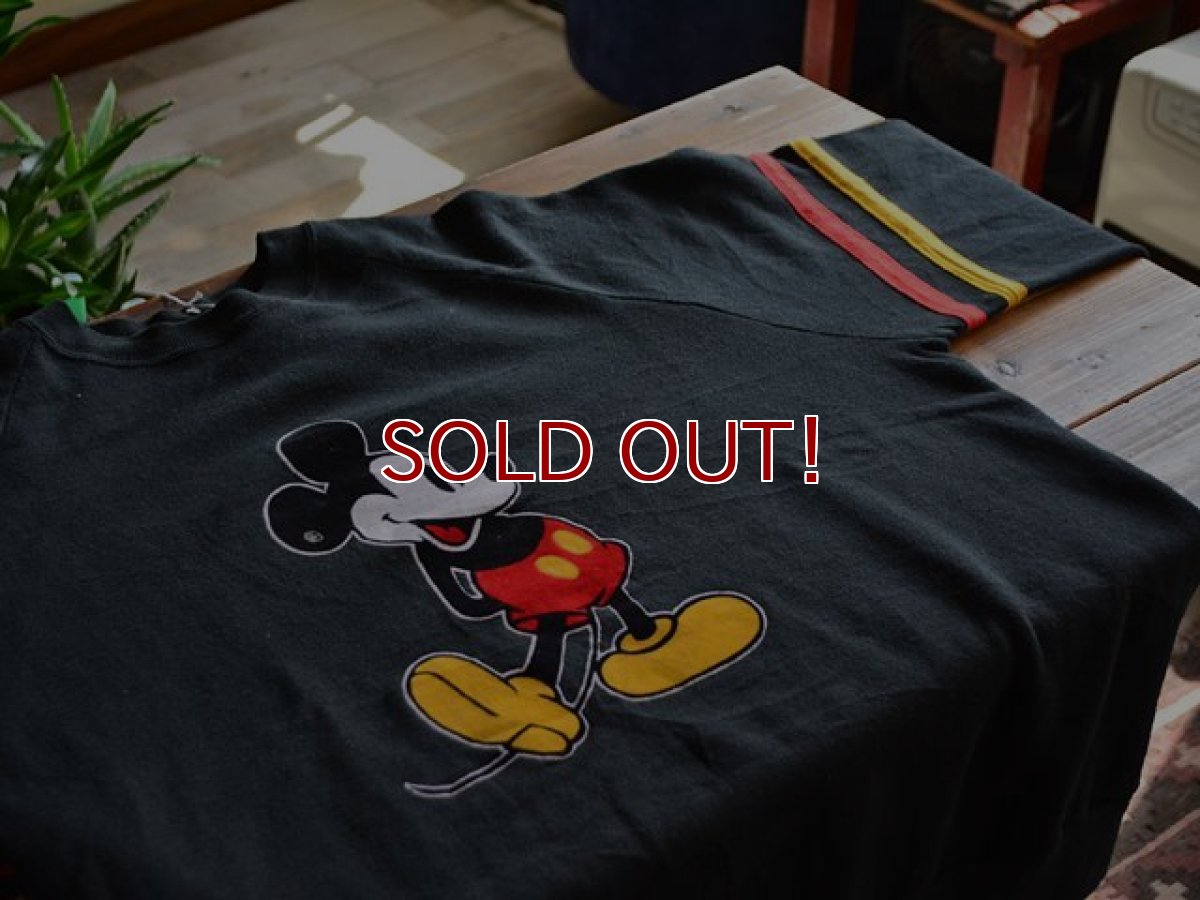 画像5: 1980s Mickey Mouse フロッキースウェット　 表記XXL  (5)