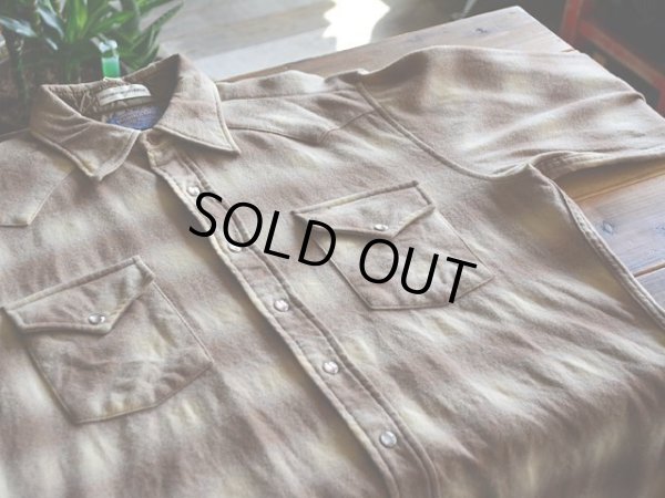 画像4: 1970s PENDLETON オンブレウールウエスタンシャツ  表記L