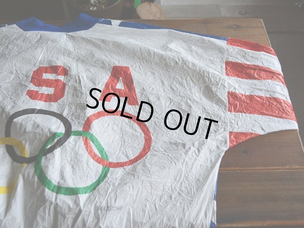 画像8: 1990s USAオリンピック柄ペーパージャケット　 表記XL  (8)