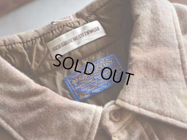 画像3: 1970s PENDLETON オンブレウールウエスタンシャツ  表記L