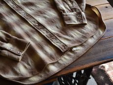 画像5: 1970s PENDLETON オンブレウールウエスタンシャツ　 表記L  (5)