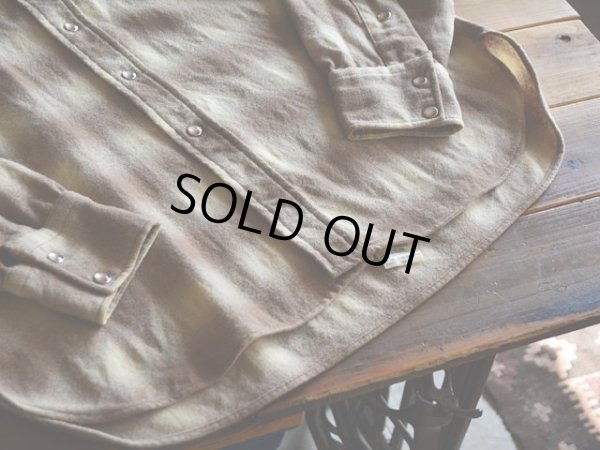 画像5: 1970s PENDLETON オンブレウールウエスタンシャツ  表記L