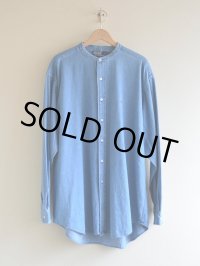 PoLo RalphLauren バンドカラーデニムシャツ　 表記L 