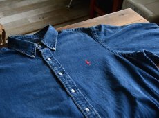 画像4: 1990s POLO COUNTRY  デニムBDシャツ　 表記XL  (4)
