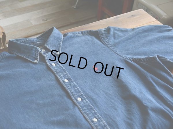 画像4: 1990s POLO COUNTRY  デニムBDシャツ  表記XL