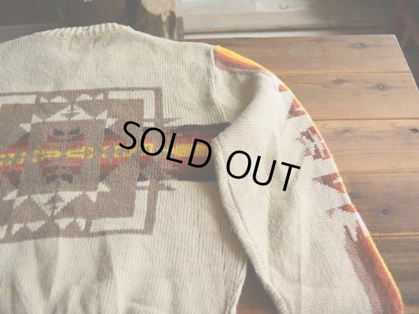 画像6: 1970s〜 JCPenney チーフジョセフ柄アクリルセーター　 表記S 