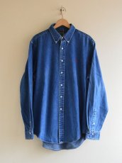 画像1: 1990s POLO COUNTRY  デニムBDシャツ　 表記XL  (1)