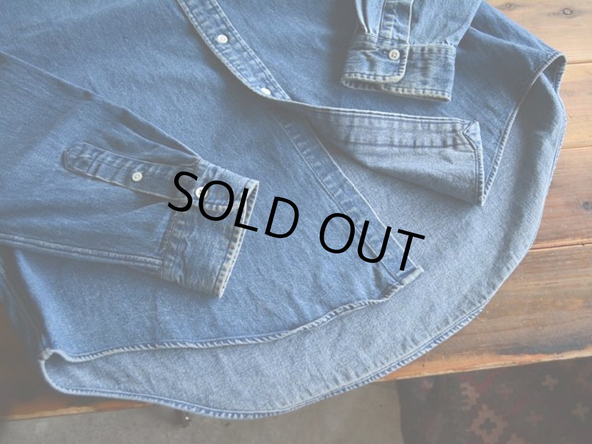 画像6: 1990s POLO COUNTRY  デニムBDシャツ　 表記XL  (6)