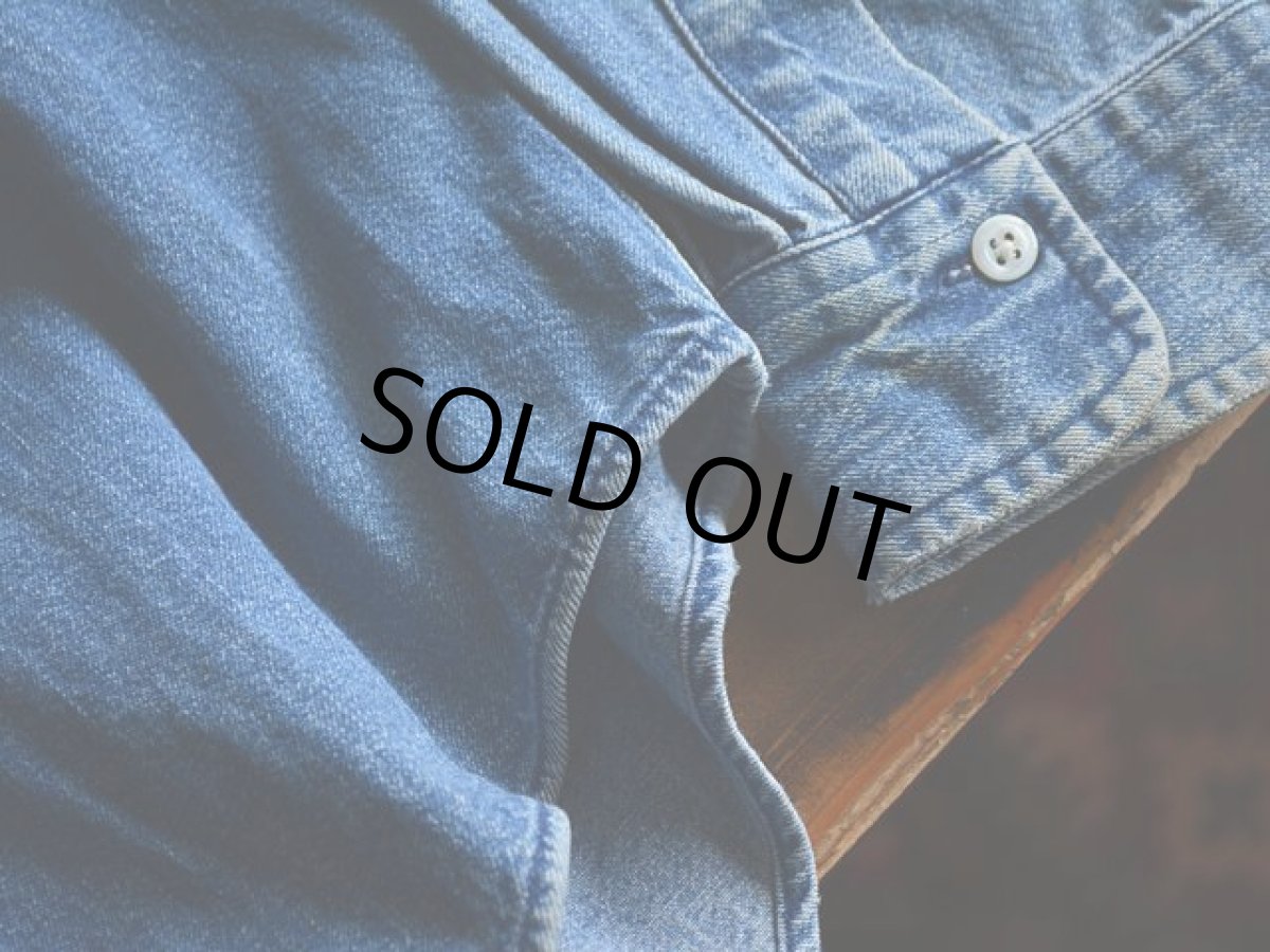 画像7: 1990s POLO COUNTRY  デニムBDシャツ　 表記XL  (7)