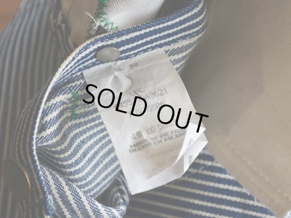 画像10: 1990s LIBERTY ヒッコリーオーバーオール　 DEAD STOCK!!　 表記W36 L32 