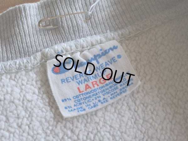 画像3: 1980s Champion リバースウィーブスウェット　 染込みプリント　 表記L 