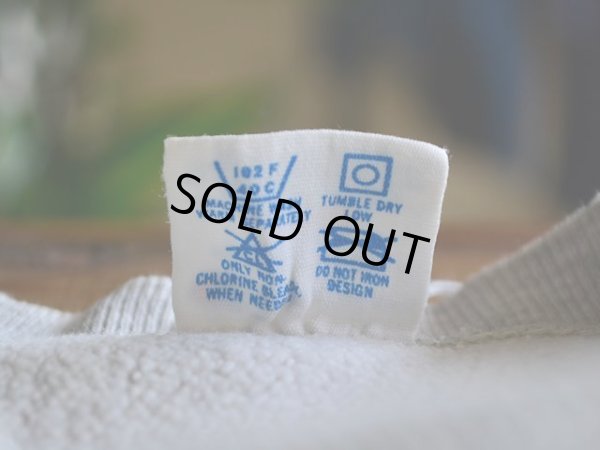 画像4: 1980s Champion リバースウィーブスウェット　 染込みプリント　 表記L 