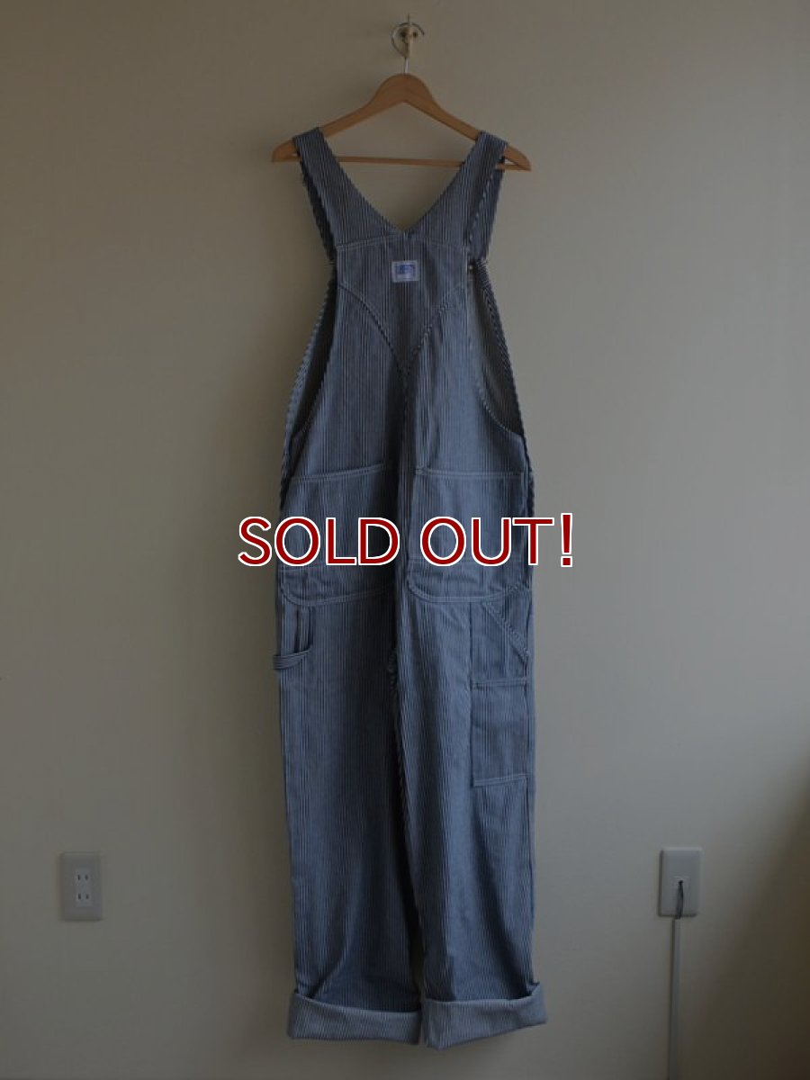 画像2: 1990s LIBERTY ヒッコリーオーバーオール　 DEAD STOCK!!　 表記W36 L32  (2)