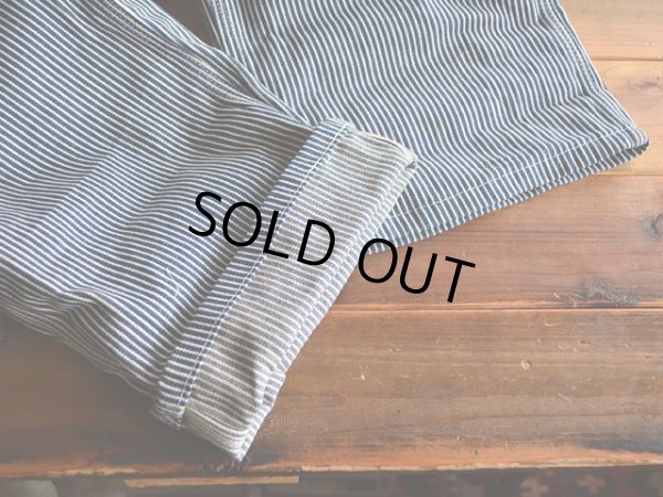 画像7: 1990s LIBERTY ヒッコリーオーバーオール　 DEAD STOCK!!　 表記W36 L32 