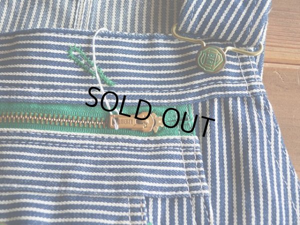 画像5: 1990s LIBERTY ヒッコリーオーバーオール　 DEAD STOCK!!　 表記W36 L32 