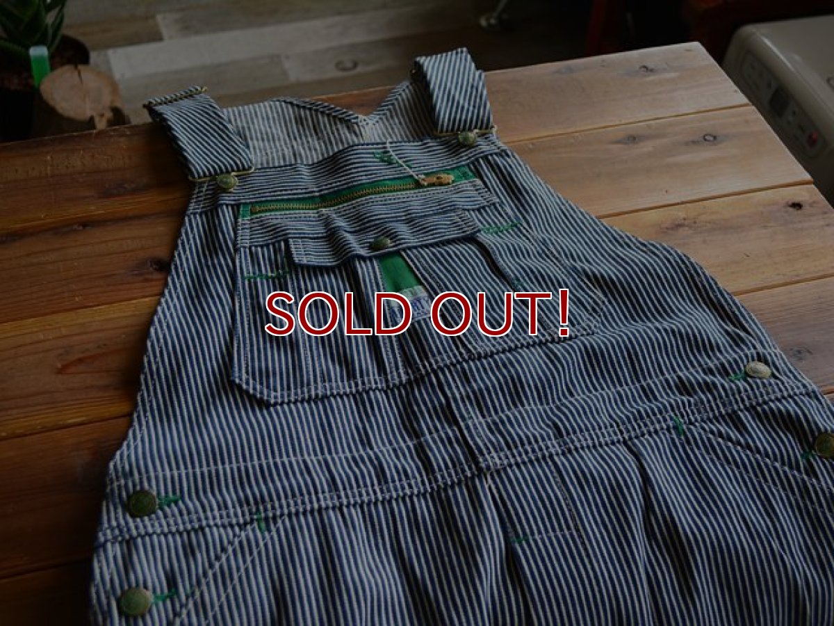 画像3: 1990s LIBERTY ヒッコリーオーバーオール　 DEAD STOCK!!　 表記W36 L32  (3)