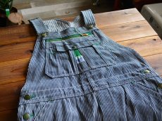 画像3: 1990s LIBERTY ヒッコリーオーバーオール　 DEAD STOCK!!　 表記W36 L32  (3)