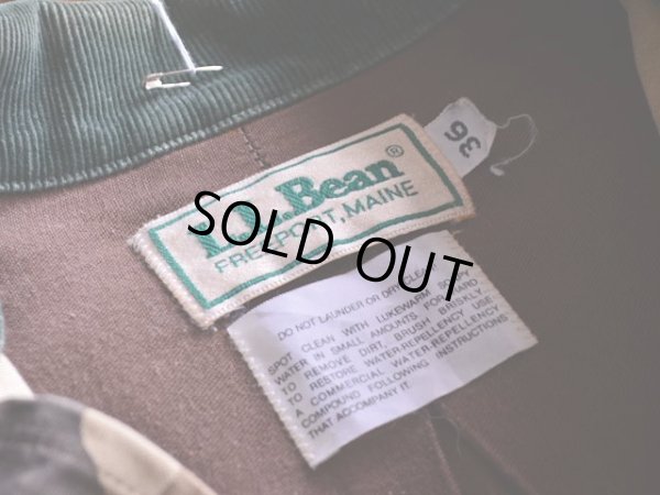 画像3: 1980s L.L.Bean ハンティングジャケット  表記36