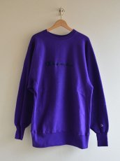 画像1: 1990s Champion リバースウィーブスウェット　 ロゴ刺繍　 表記XXL  (1)