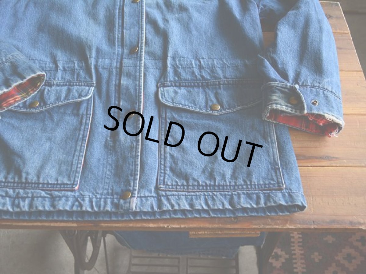 画像7: 1980s L.L.Bean デニムマウンテンパーカー　 表記W-M  (7)