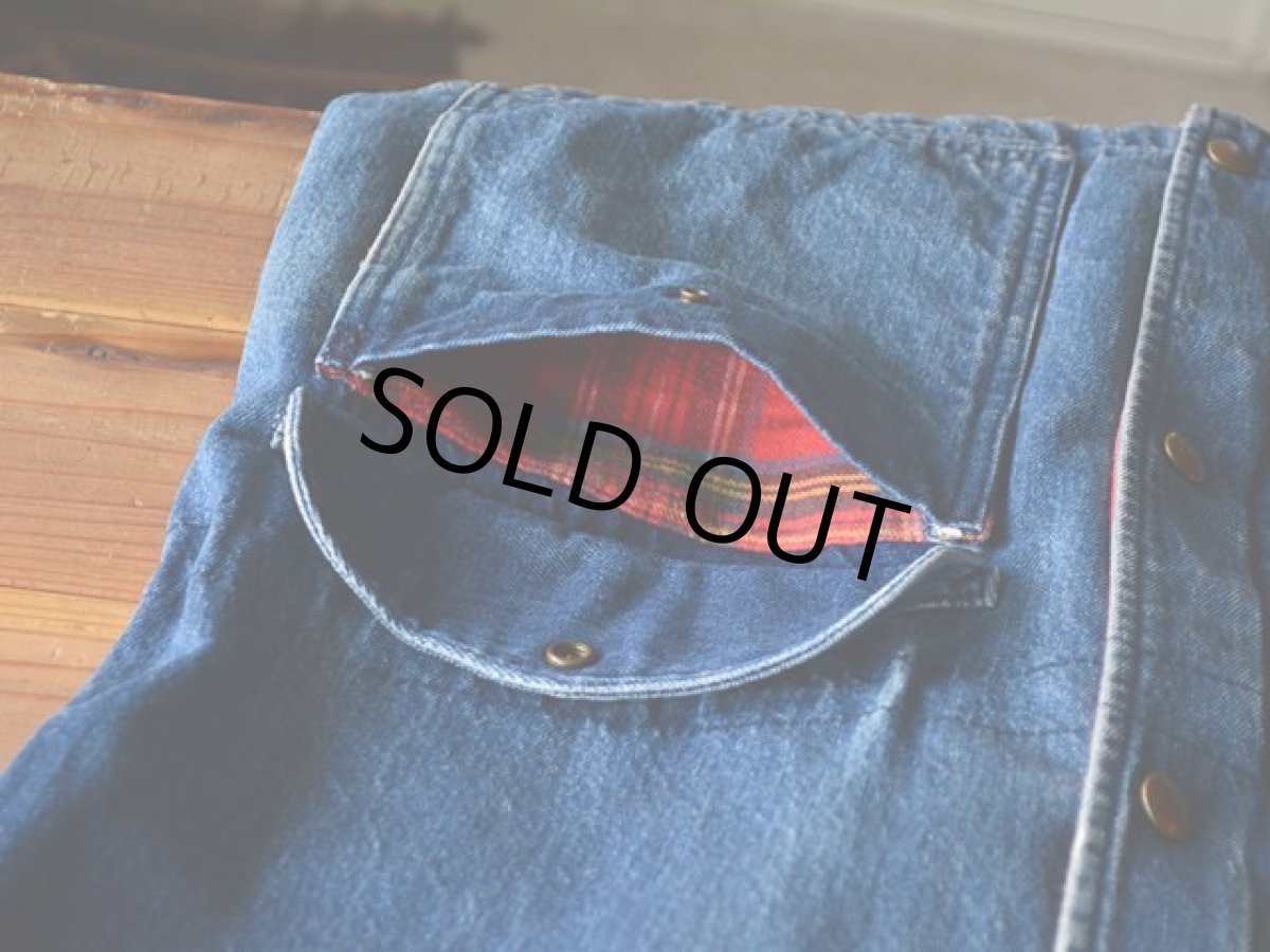 画像9: 1980s L.L.Bean デニムマウンテンパーカー　 表記W-M  (9)