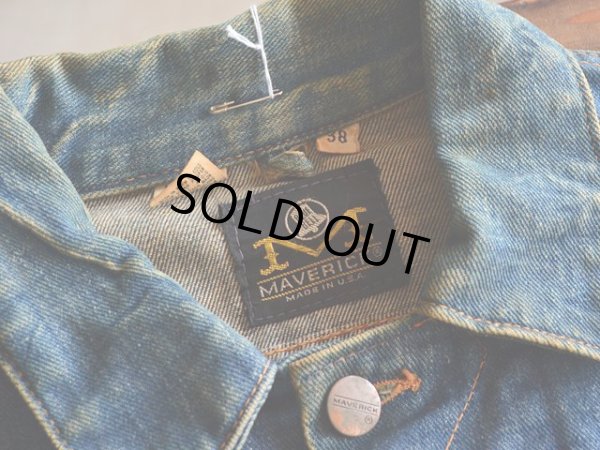 画像3: 1970s MAVERICK デニムジャケット　 表記38 