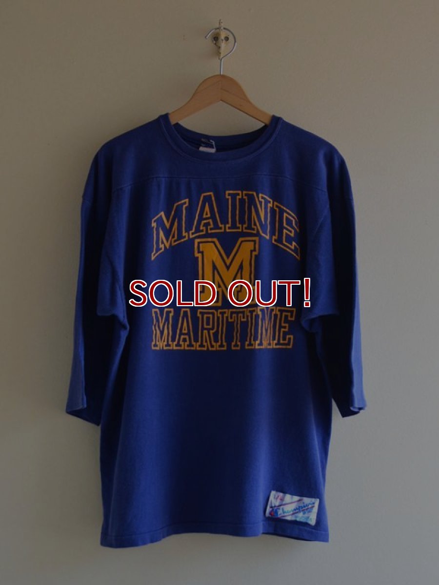 画像1: 1980s Champion フットボールTシャツ　 表記XL  (1)
