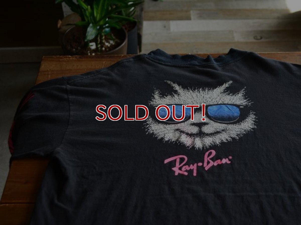 画像5: 1980s RayBan L/S Tシャツ　 実寸L-XL  (5)