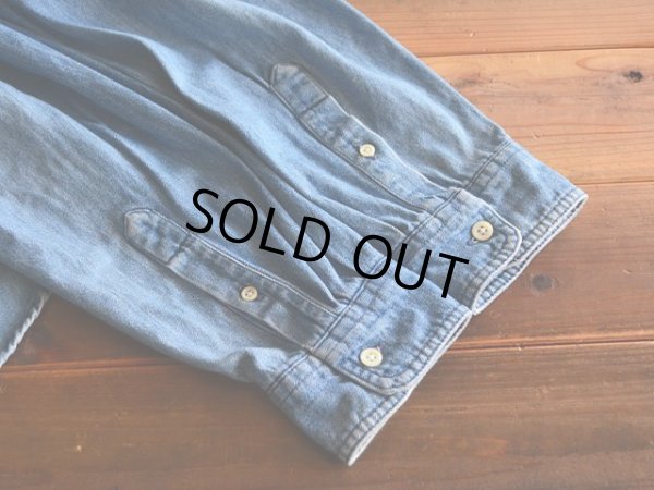 画像6: 1990s J.CREW デニムBDシャツ　 表記M 