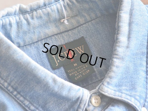 画像3: 1990s J.CREW デニムBDシャツ　 表記M 