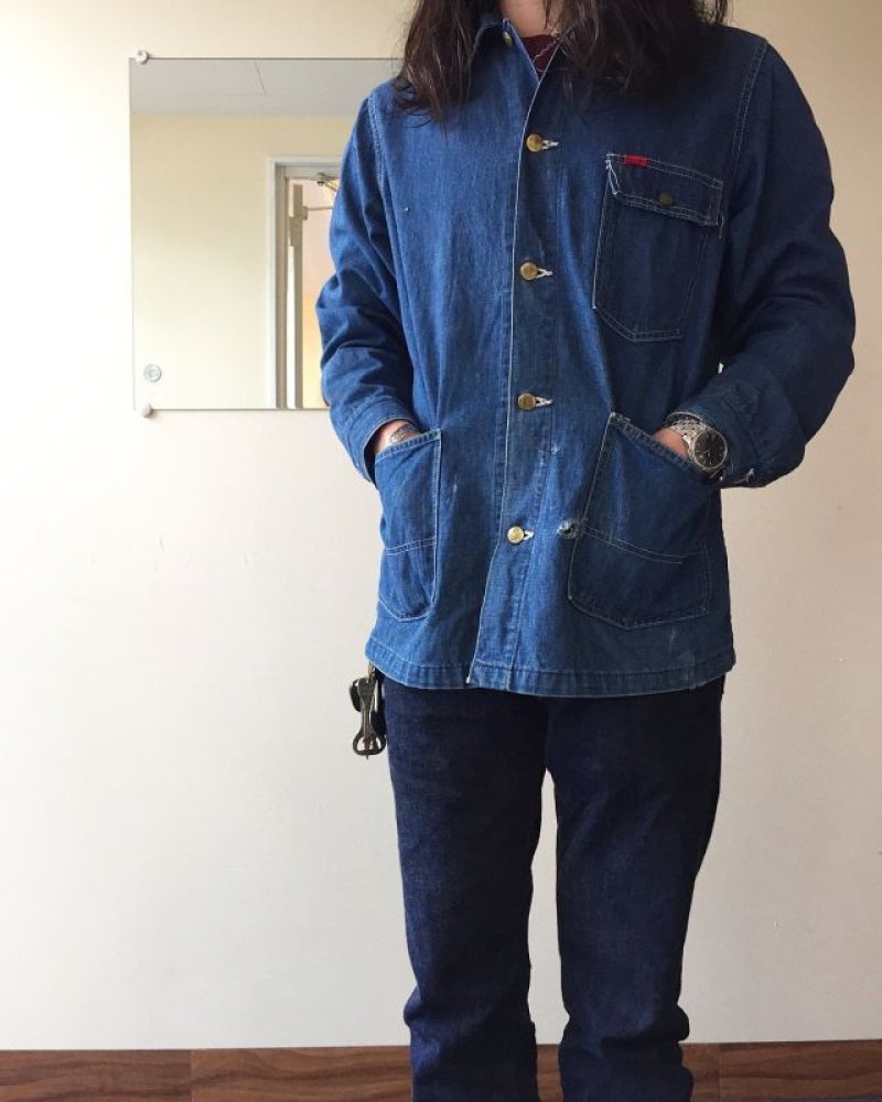 画像2: 1970s BIG SMITH デニムカバーオール 表記40