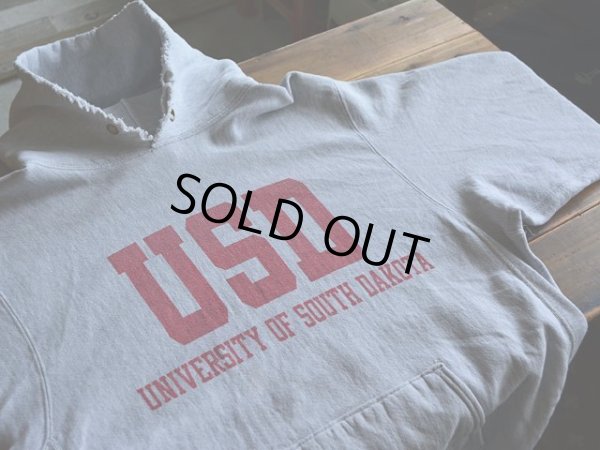 画像6: 1990s Champion リバースウィーブパーカー  染込みプリント  表記XL