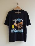 画像1: 1980s White Tailed Deer Tシャツ　<br>実寸L<br> (1)