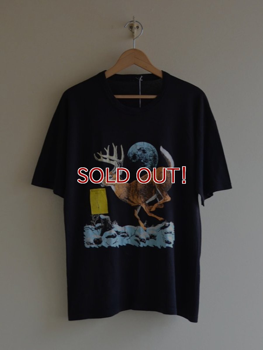 画像1: 1980s White Tailed Deer Tシャツ　 実寸L  (1)