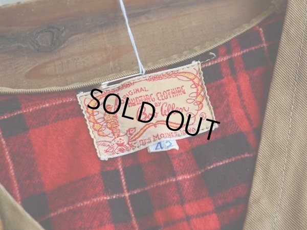 画像3: 1950s Bob Allen ハンティングベスト　 表記42 