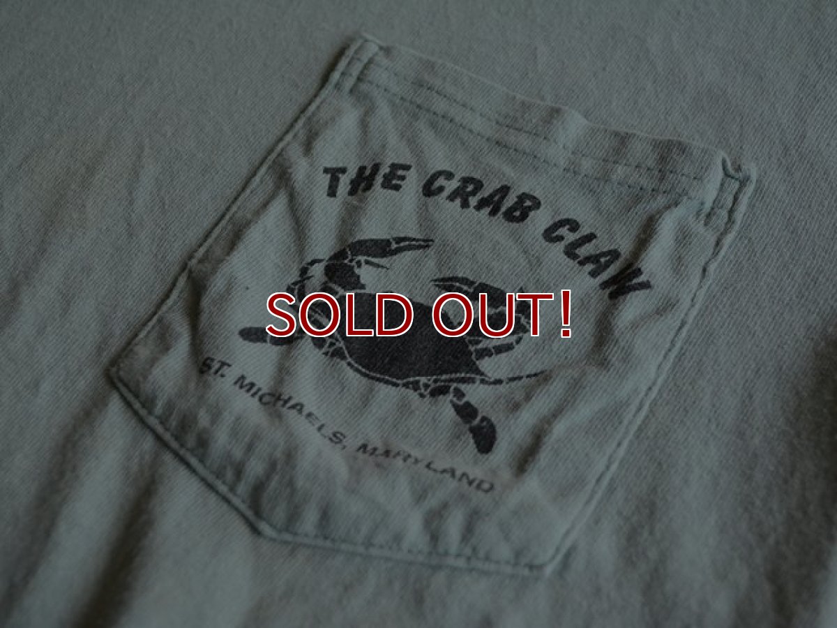 画像6: 1990s The Crab Claw Restaurant セクシープリントポケットTシャツ　 表記M  (6)