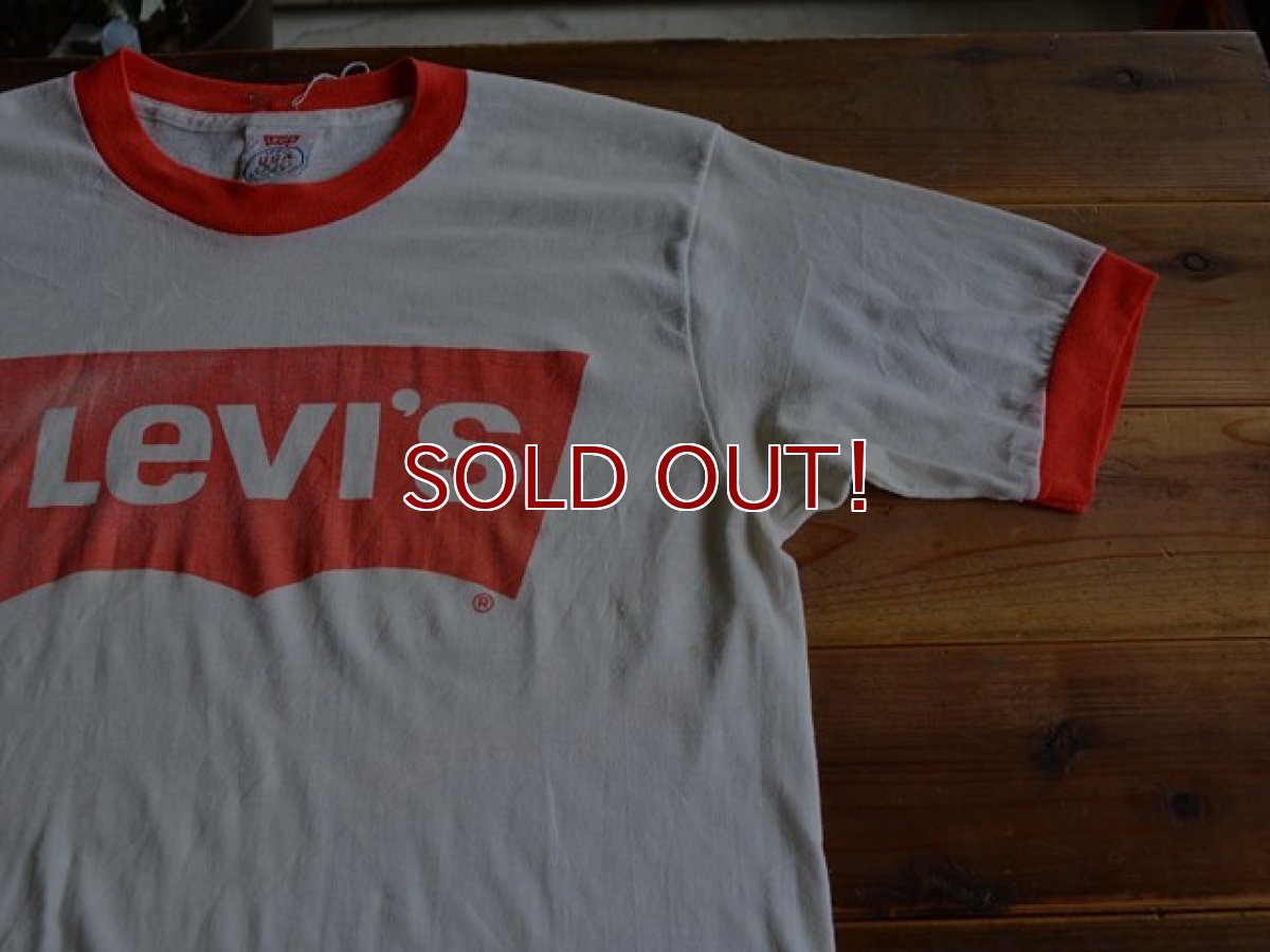 画像5: 1980s Levi's オリンピックリンガーTシャツ　 モスクワ五輪　 表記M  (5)