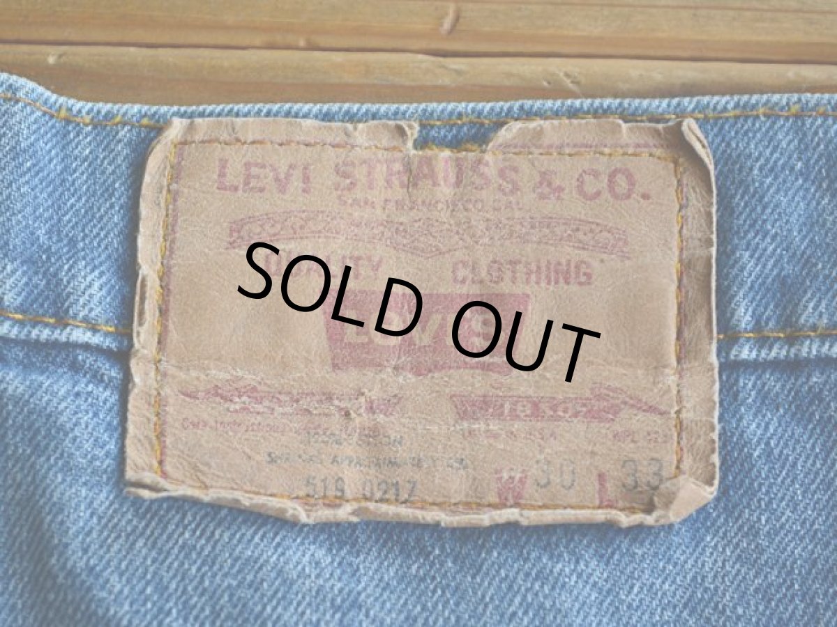画像3: 1970s Levi's 519デニム　 表記w30  (3)