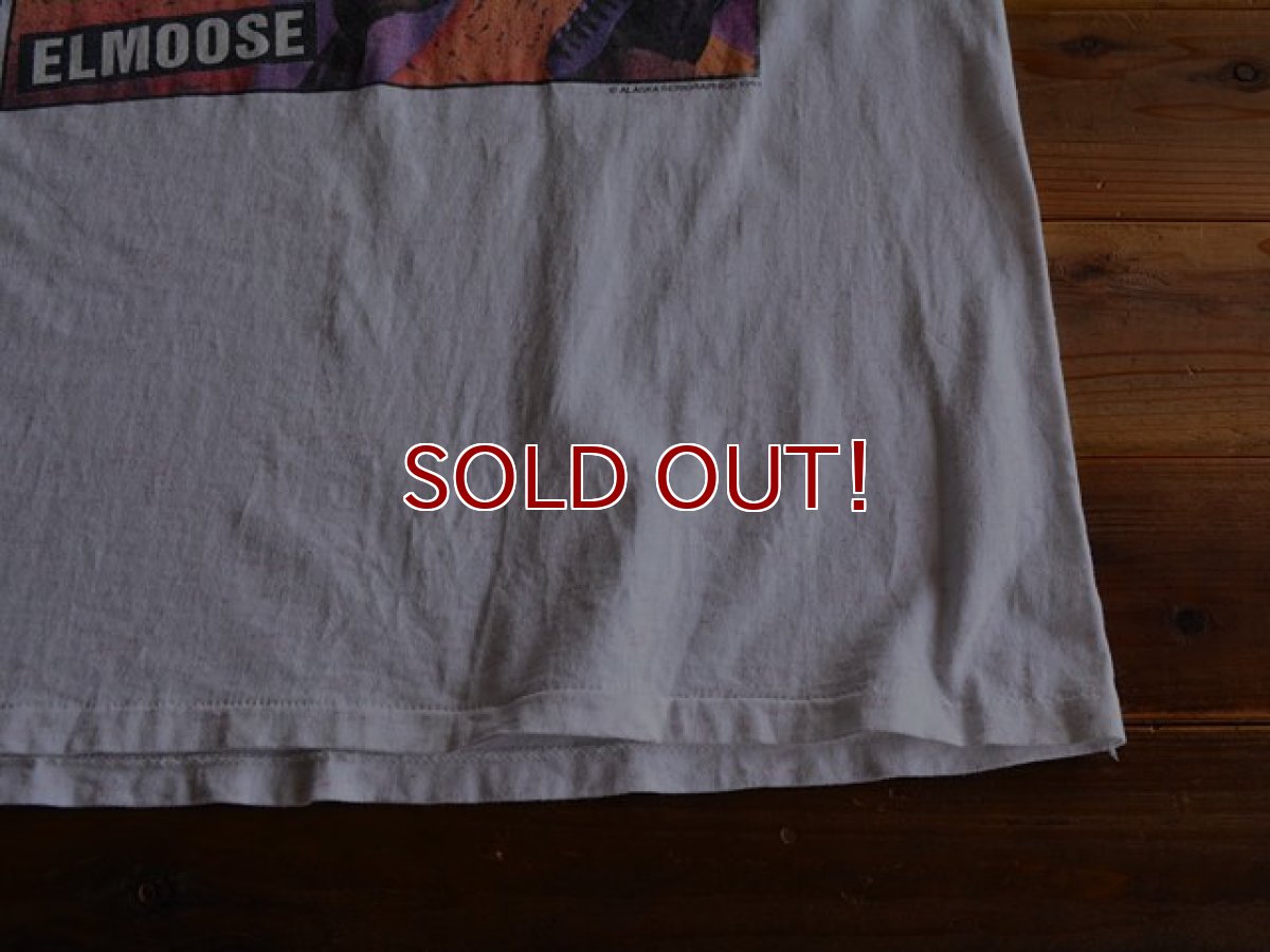 画像8: 1990s ELVIS 29￠Stamp PARODY ELMOOSE Tシャツ　 表記L  (8)