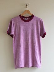画像1: 1970s-80s Sears BODY WEAR 無地杢リンガーTシャツ　 表記M  (1)