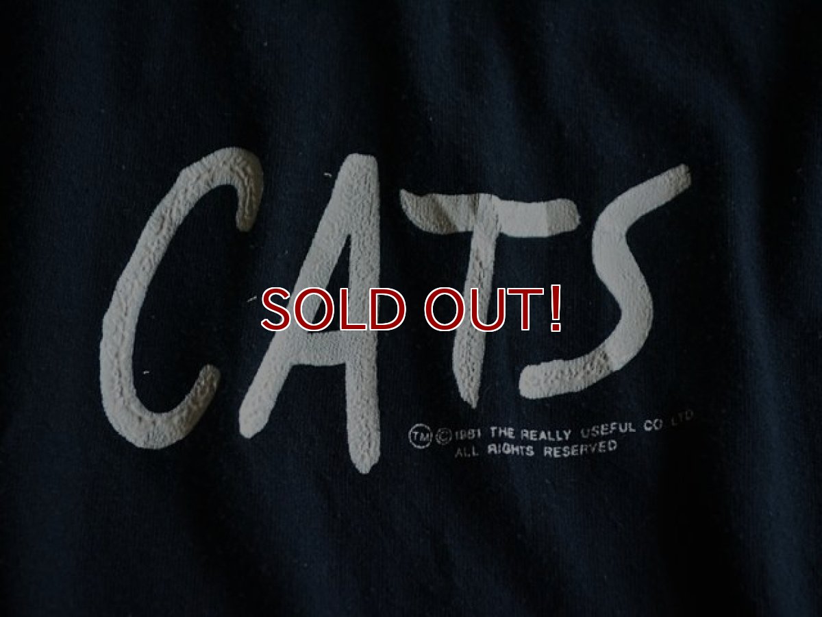画像5: 1980s ミュージカル CATS Tシャツ　 表記XL  (5)