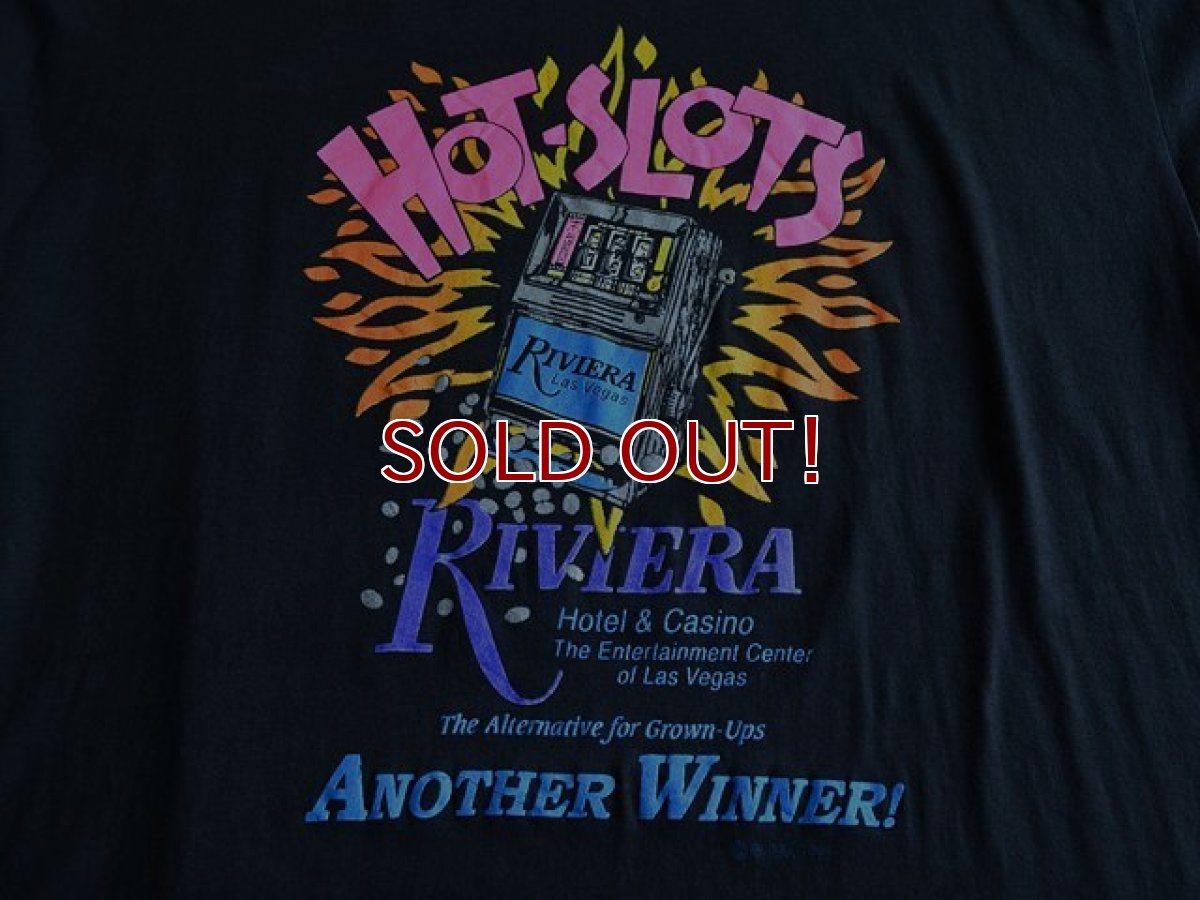 画像5: 1990s Riviera Hotel&Casino HOT-SLOTS Tシャツ　 表記L  (5)