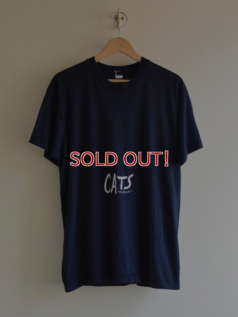 画像1: 1980s ミュージカル CATS Tシャツ　 表記XL  (1)