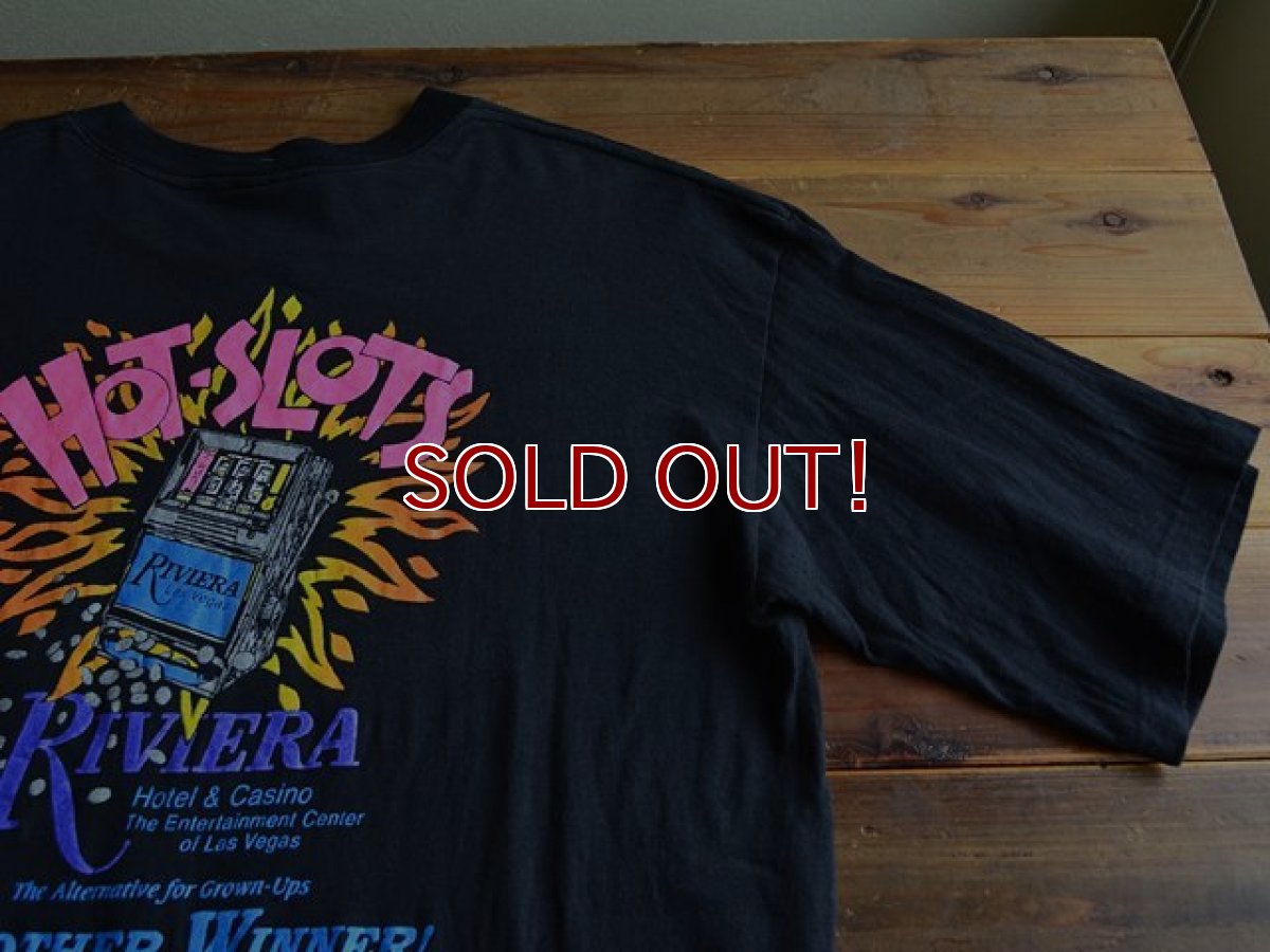 画像8: 1990s Riviera Hotel&Casino HOT-SLOTS Tシャツ　 表記L  (8)