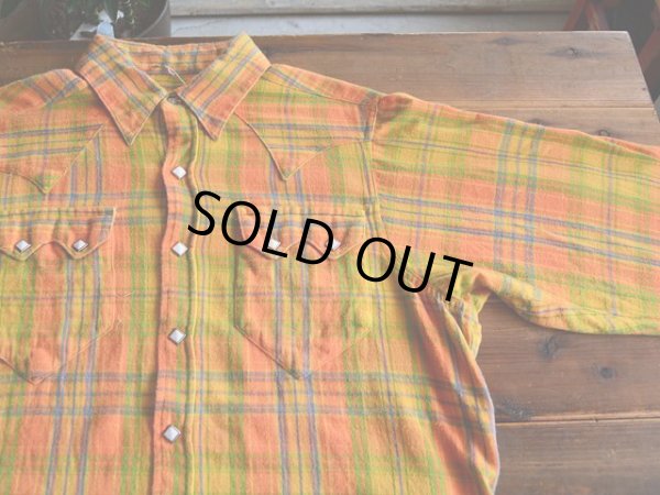 画像4: Rockmount ネルウエスタンシャツ　 表記15.5 