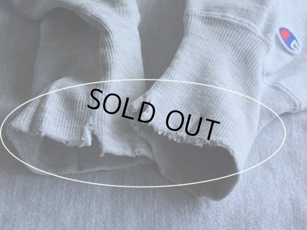 袖リブに少々ダメージ。