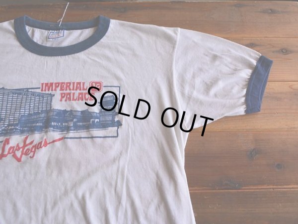 画像5: 1980s IMPERIAL PALACE AUTO COLLECTION 両面プリントリンガーTシャツ　 表記XL 