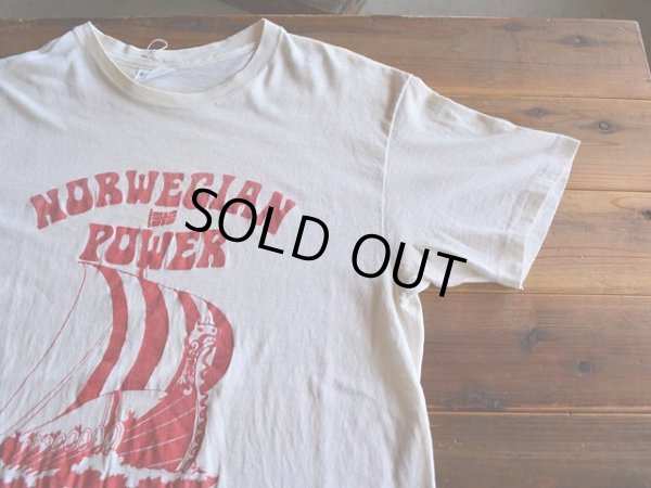 画像4: 1980s NORWEGIAN POWER Tシャツ　 表記L 