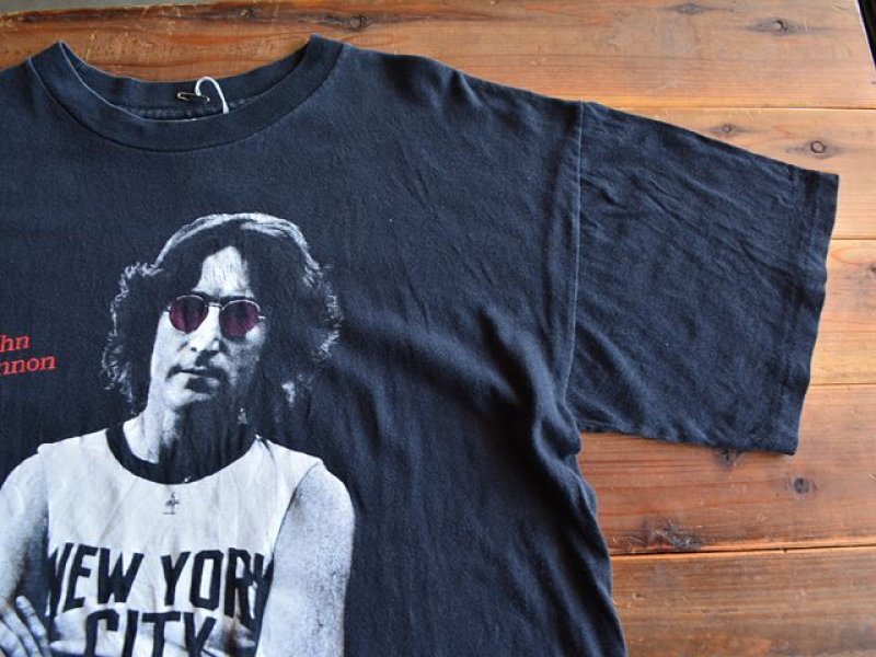 1990s John Lennon Tシャツ 表記L - 古着屋HamburgCafe