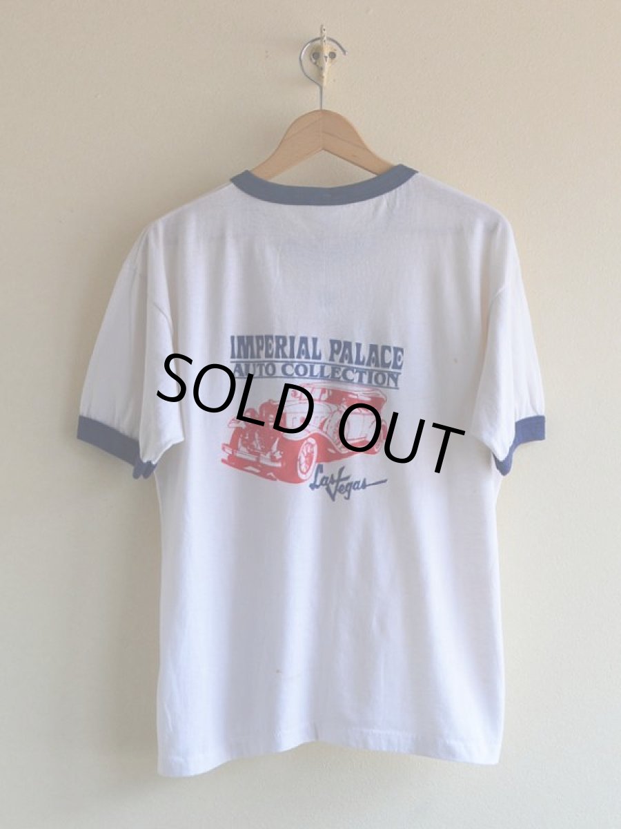 画像2: 1980s IMPERIAL PALACE AUTO COLLECTION 両面プリントリンガーTシャツ　 表記XL  (2)